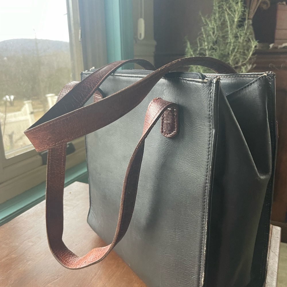 Vintage Tooled All leather bag - Picture 5 of 8